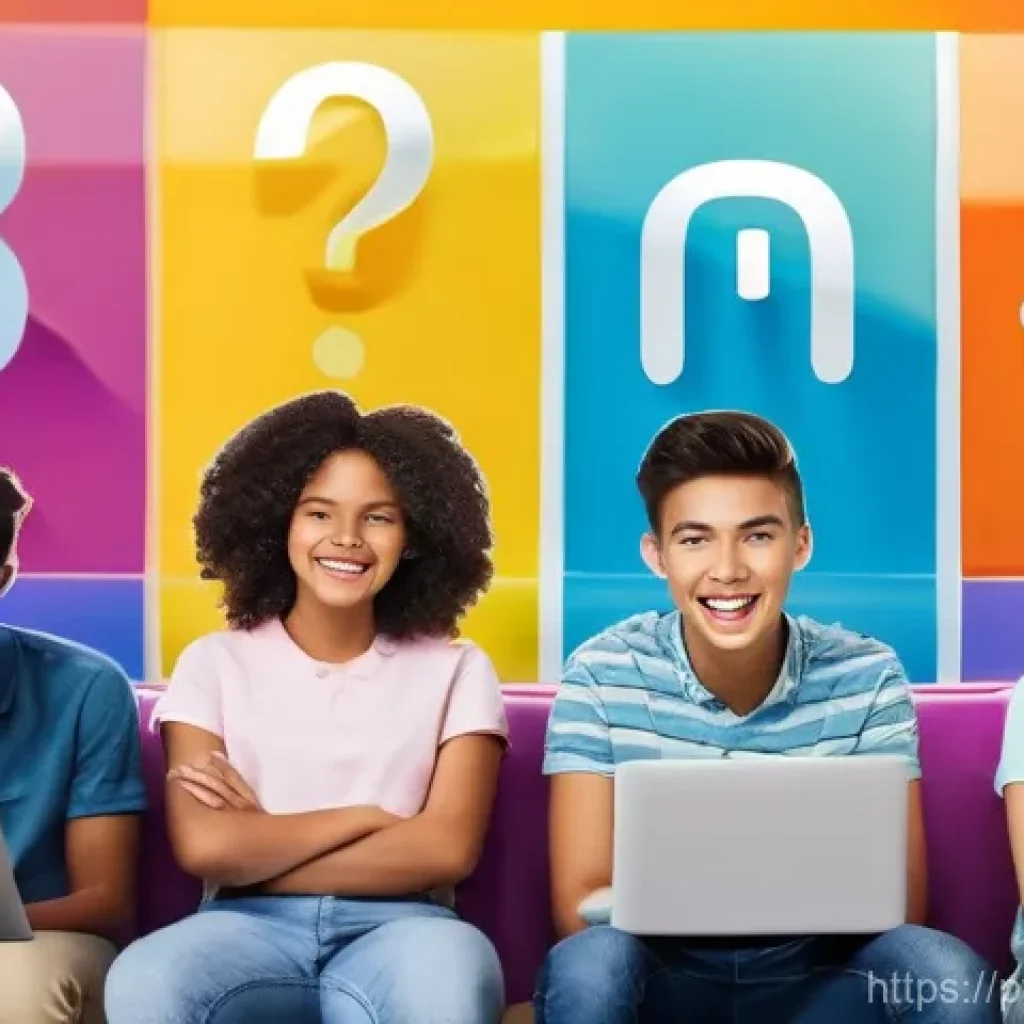 학생의 참여를 위한 다양한 온라인 활동 아이디어 - **Prompt:** A diverse group of teenage students, aged 15-18, enthusiastically participating in a vib...