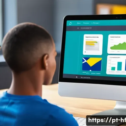 Home 32 온라인 학습 코스 설계 방법 - A modern online learning environment scene showing a diverse group of adult students from Brazil eng...